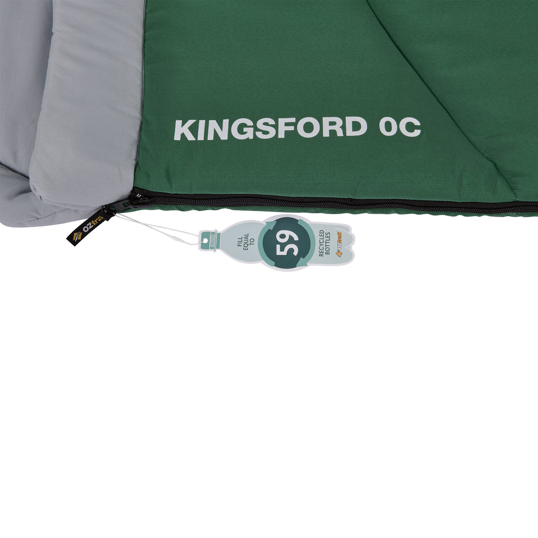 Kingsford Hooded 0°C Sleeping Bag