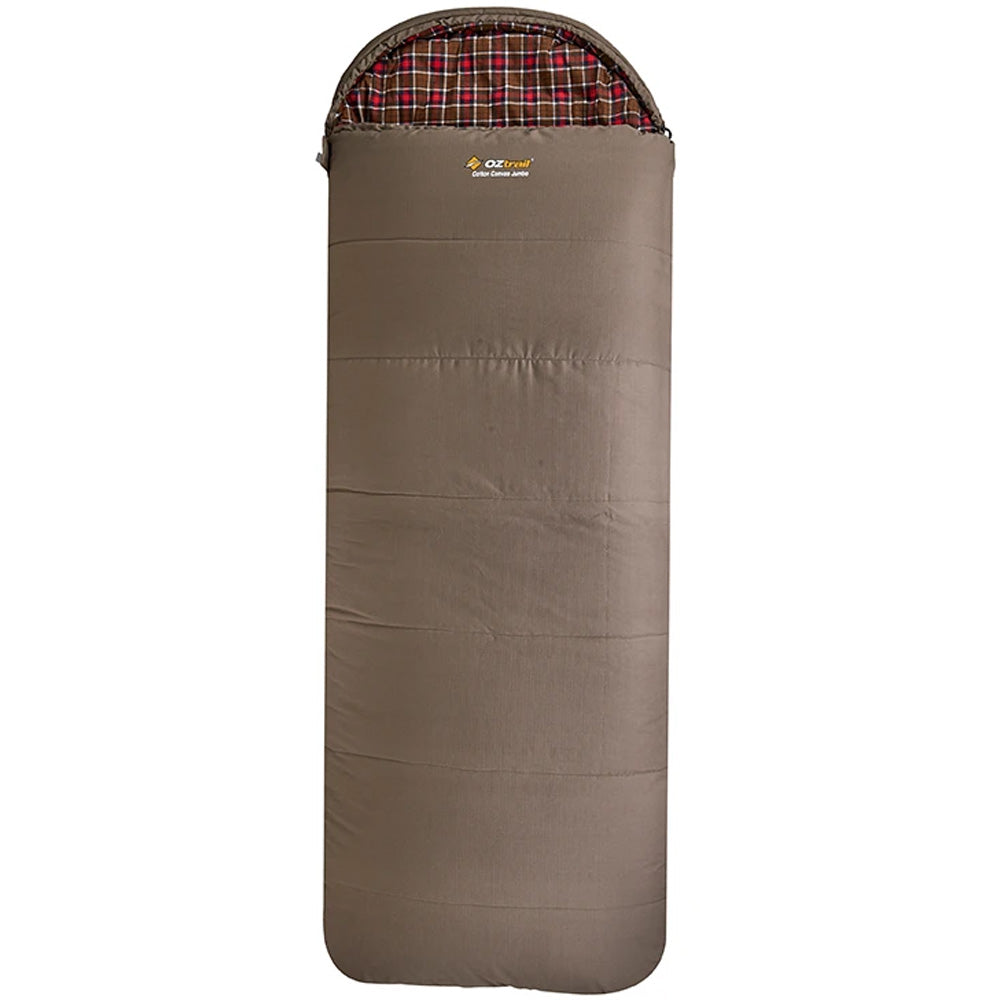 Cotton Canvas Jumbo Hooded -7°C Sleeping Bag