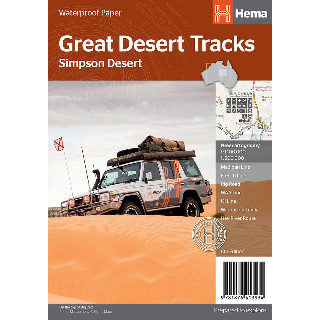 Great Desert Tracks Simpson Desert - 8th Edition