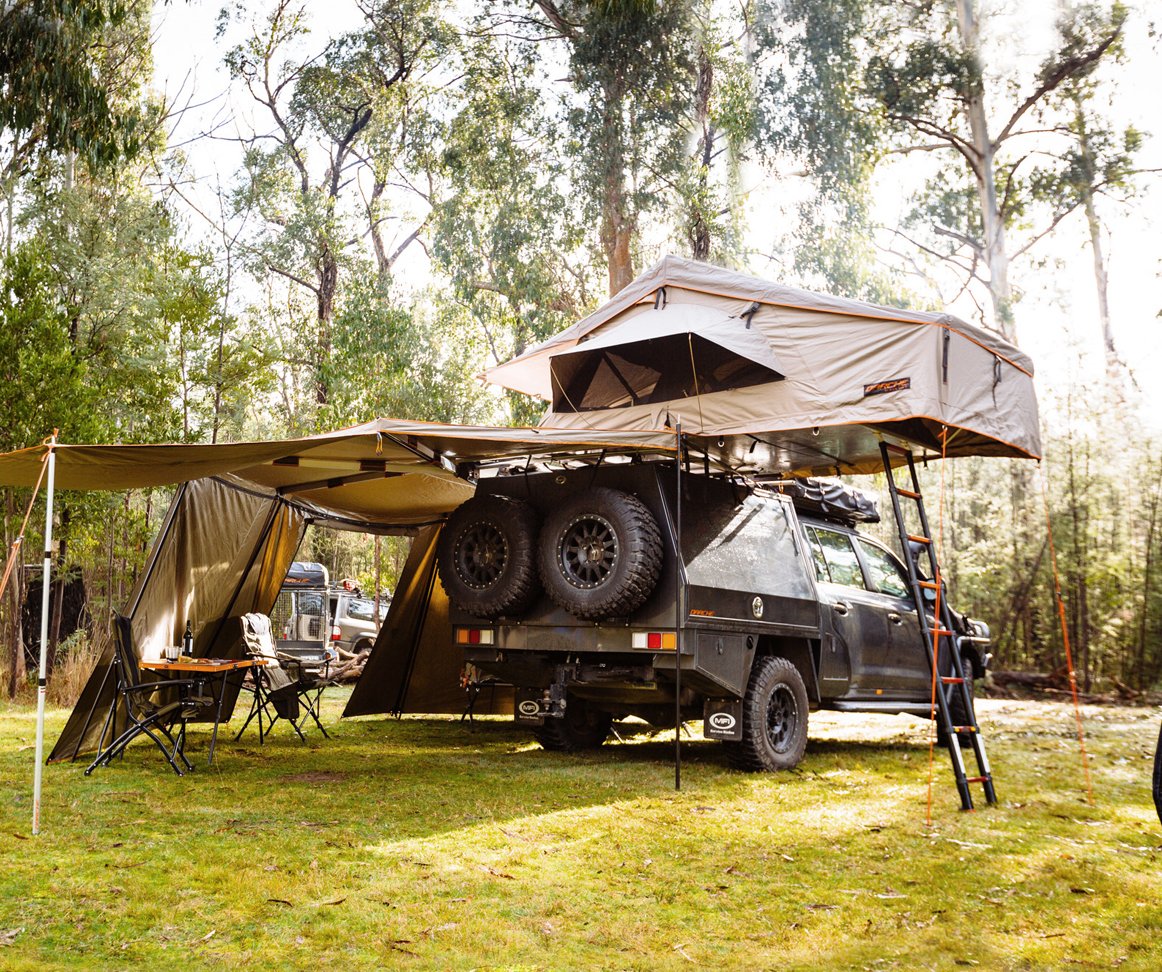 Outdoors and Beyond online camping store - rooftop tents and 4WD awnings