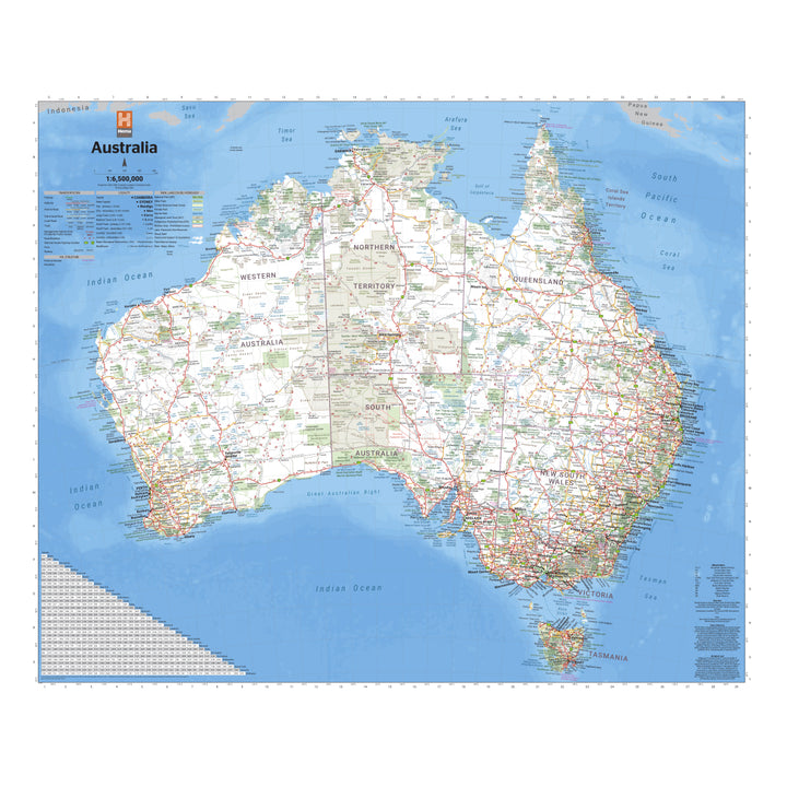 Australia Handy Map - 12th Edition