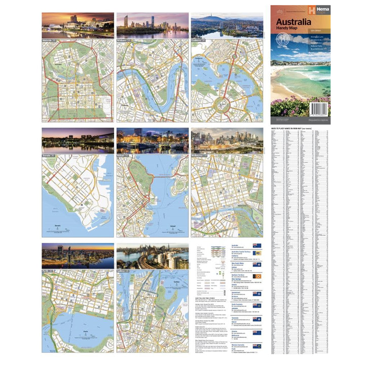 Australia Handy Map - 12th Edition