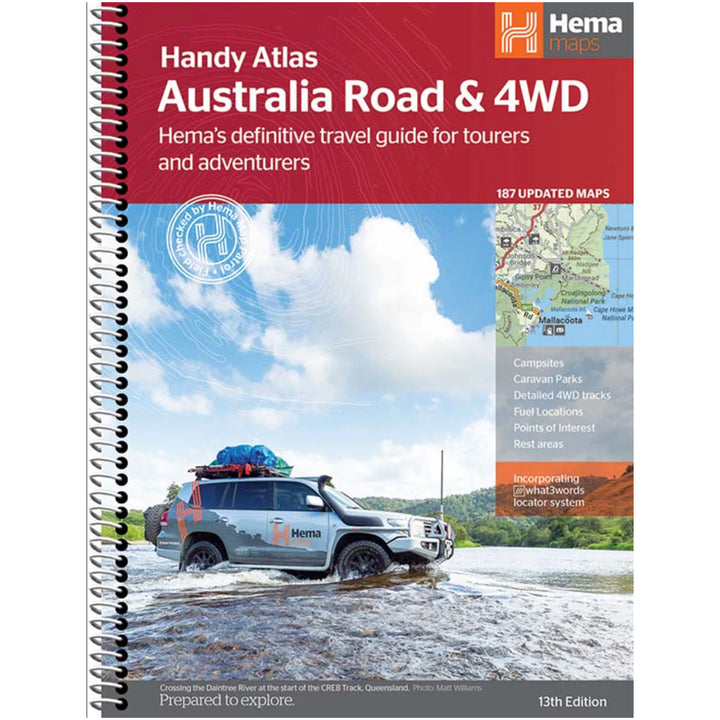 Australia Road & 4WD Handy Atlas - 13th Edition