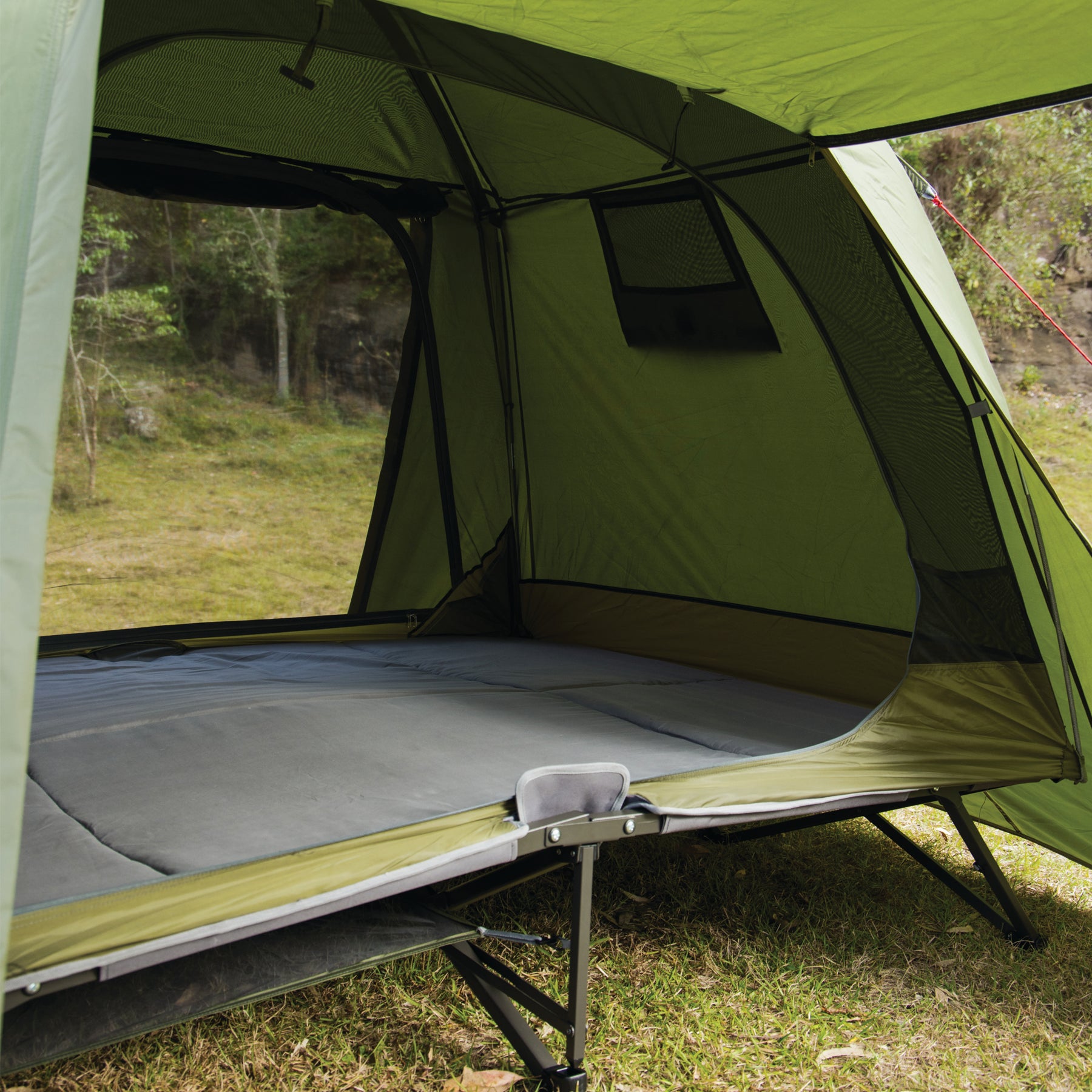 Anaconda shower outlet tent