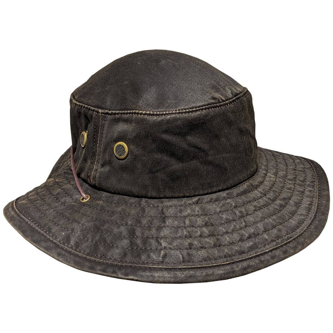 Weathered Cotton 'Camper' Bucket Hat - MO14