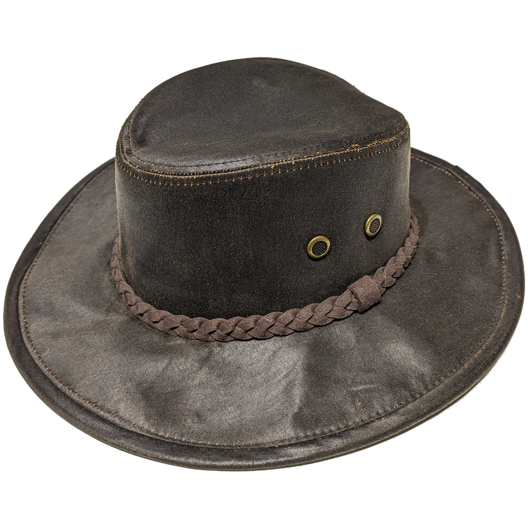 Weathered Cotton 'Swagman' Drover Hat - MO26