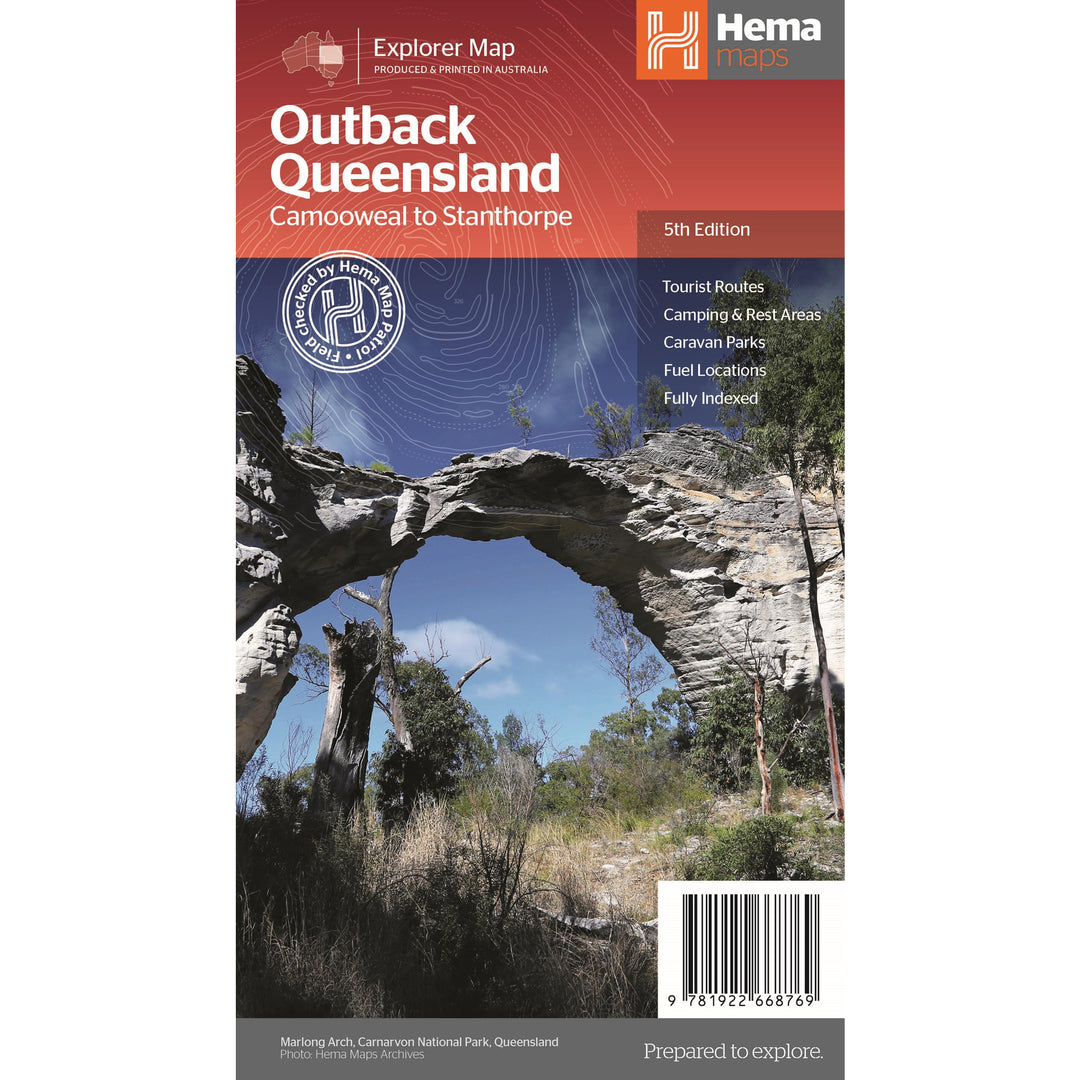 Outback Queensland Map - 5th Edition