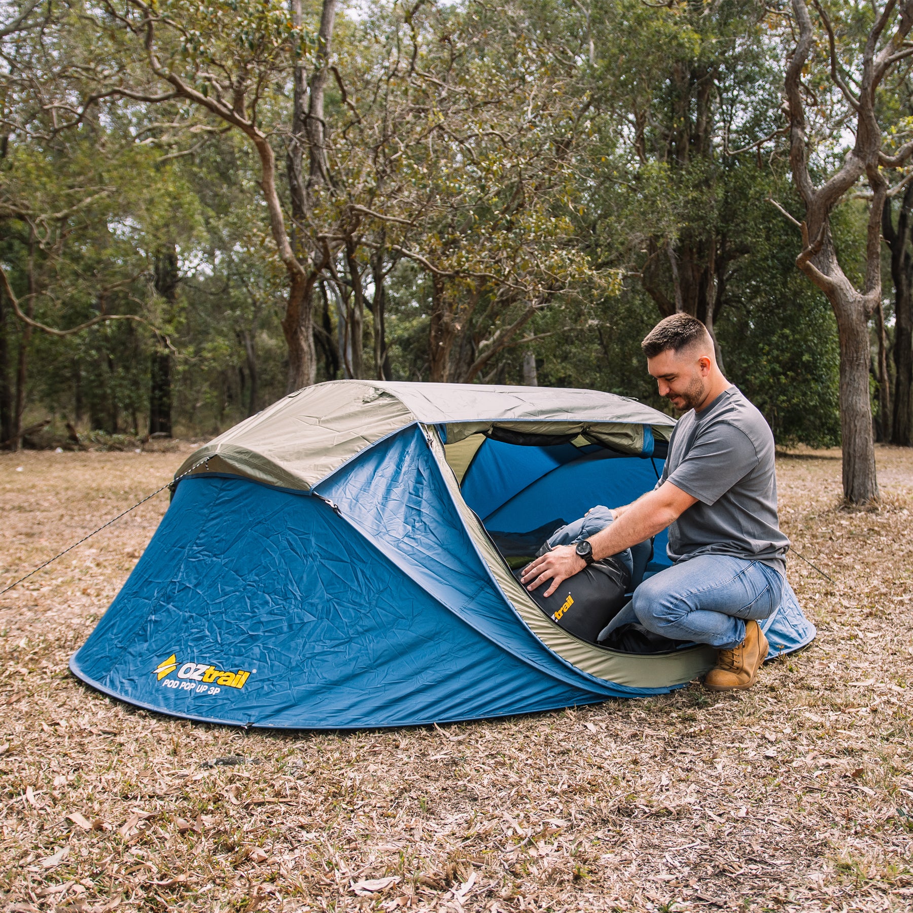 Oztrail pop 2024 up tent