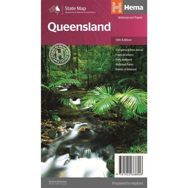 Queensland State Map - 13th Edition