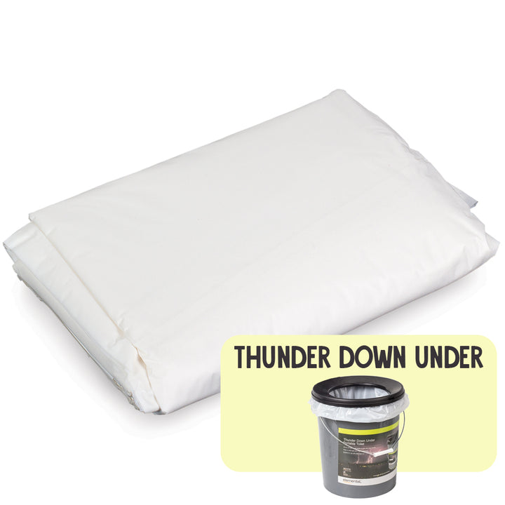 Thunder Down Under Toilet Bag Liners - 12 Pack