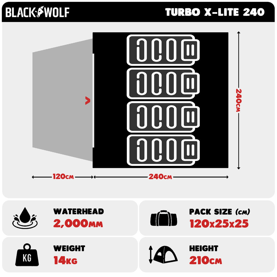 Turbo X-Lite 240LF Tent