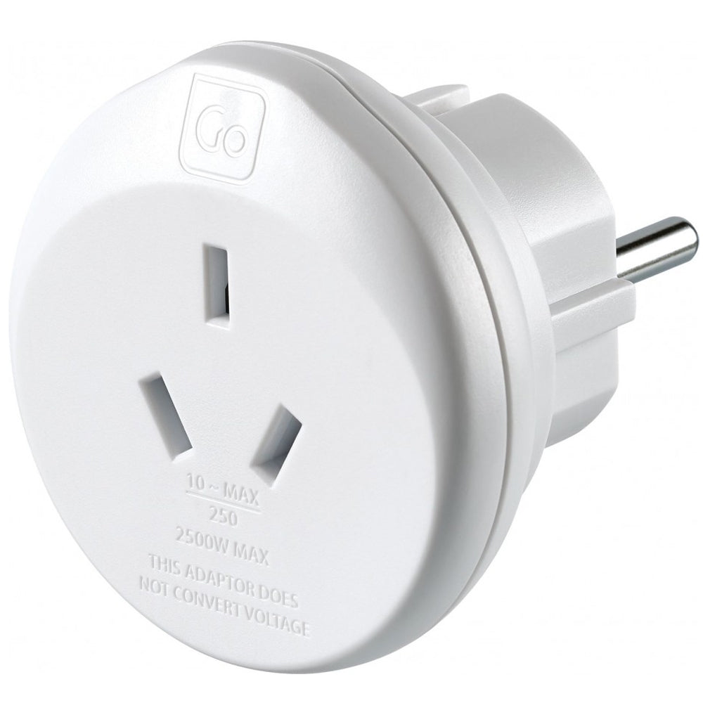 European Travel Power Adaptor - Outdoors and Beyond Nowra