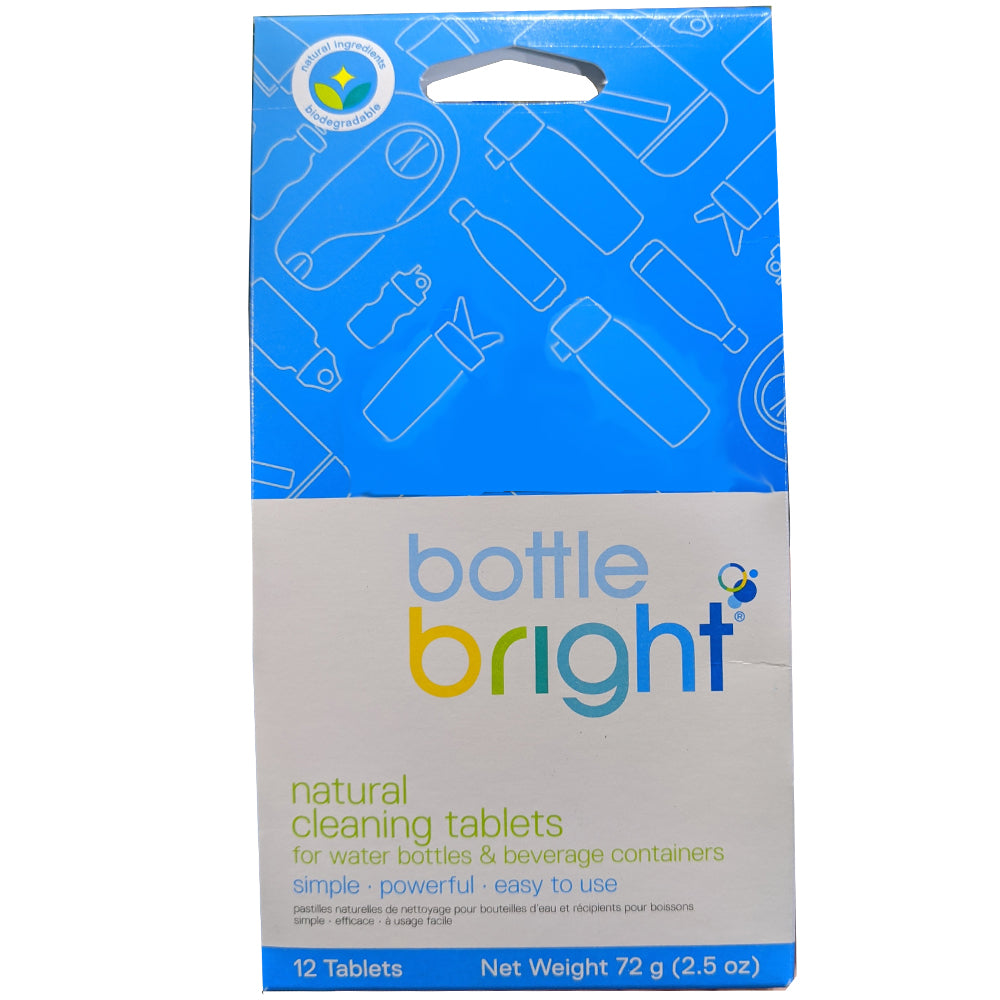 Bottle Bright Natural Cleaning Tablets - 12 Pack