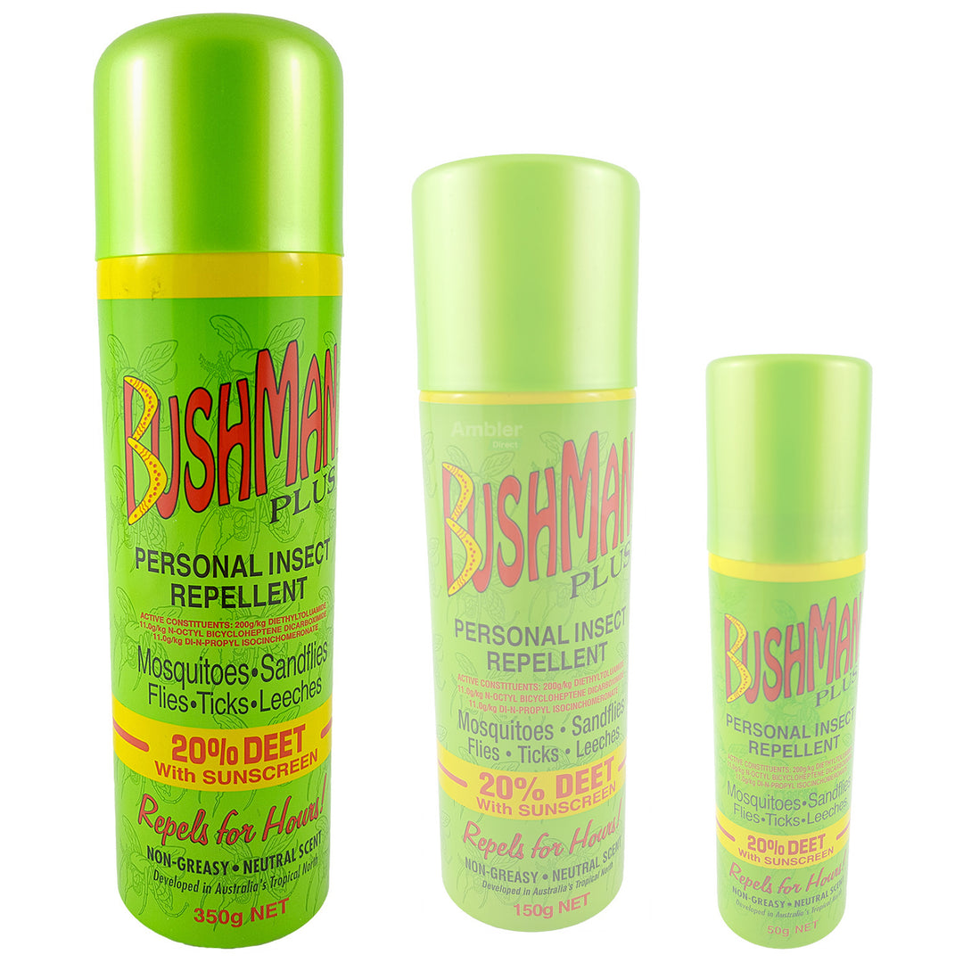 Bushman Plus Insect Repellent - 350g Aerosol - Outdoors and Beyond Nowra