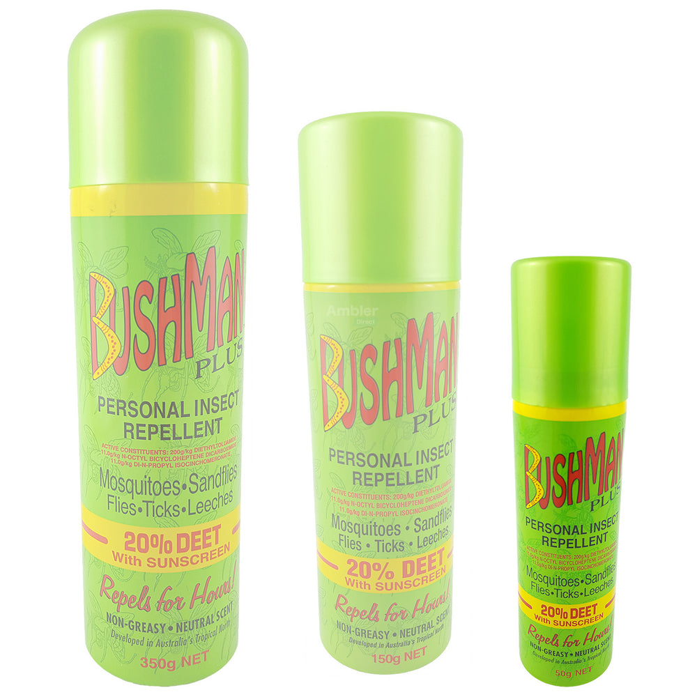 Bushman Plus Insect Repellent - 50g Aerosol - Outdoors and Beyond Nowra