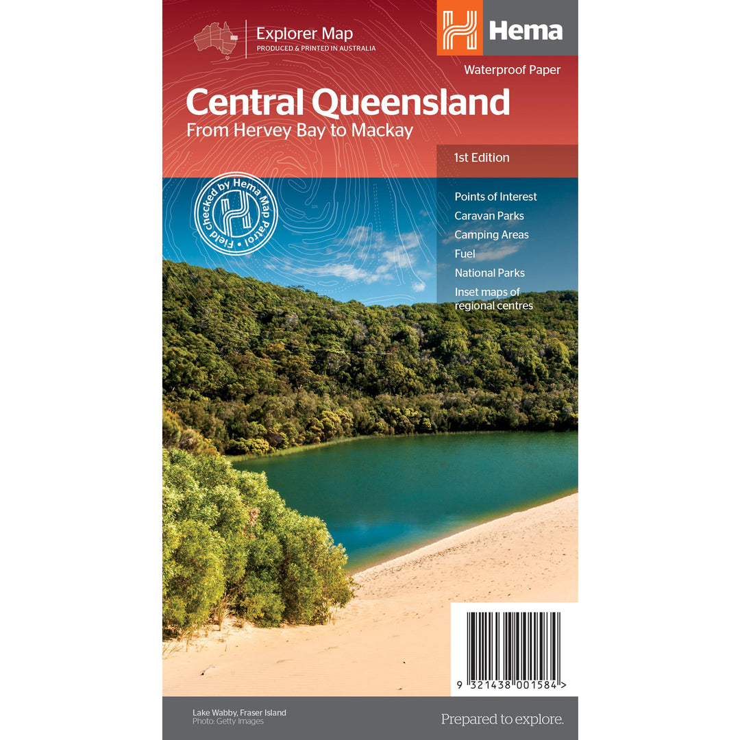 Central Queensland Map - 1st Edition