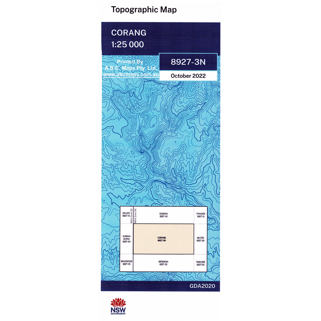 NSW Topographic Maps (1:25,000) - Outdoors and Beyond Nowra