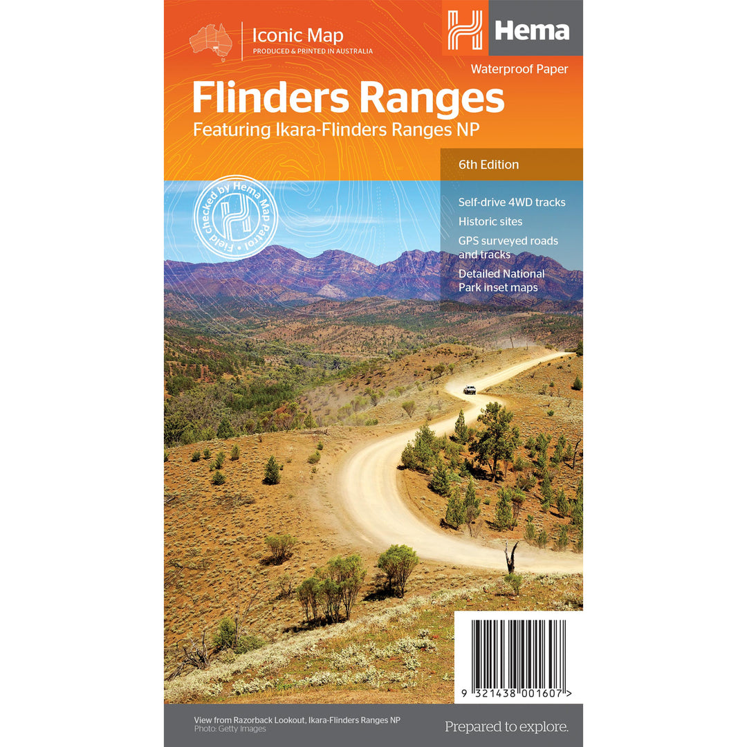 Flinders Ranges Map - 6th Edition