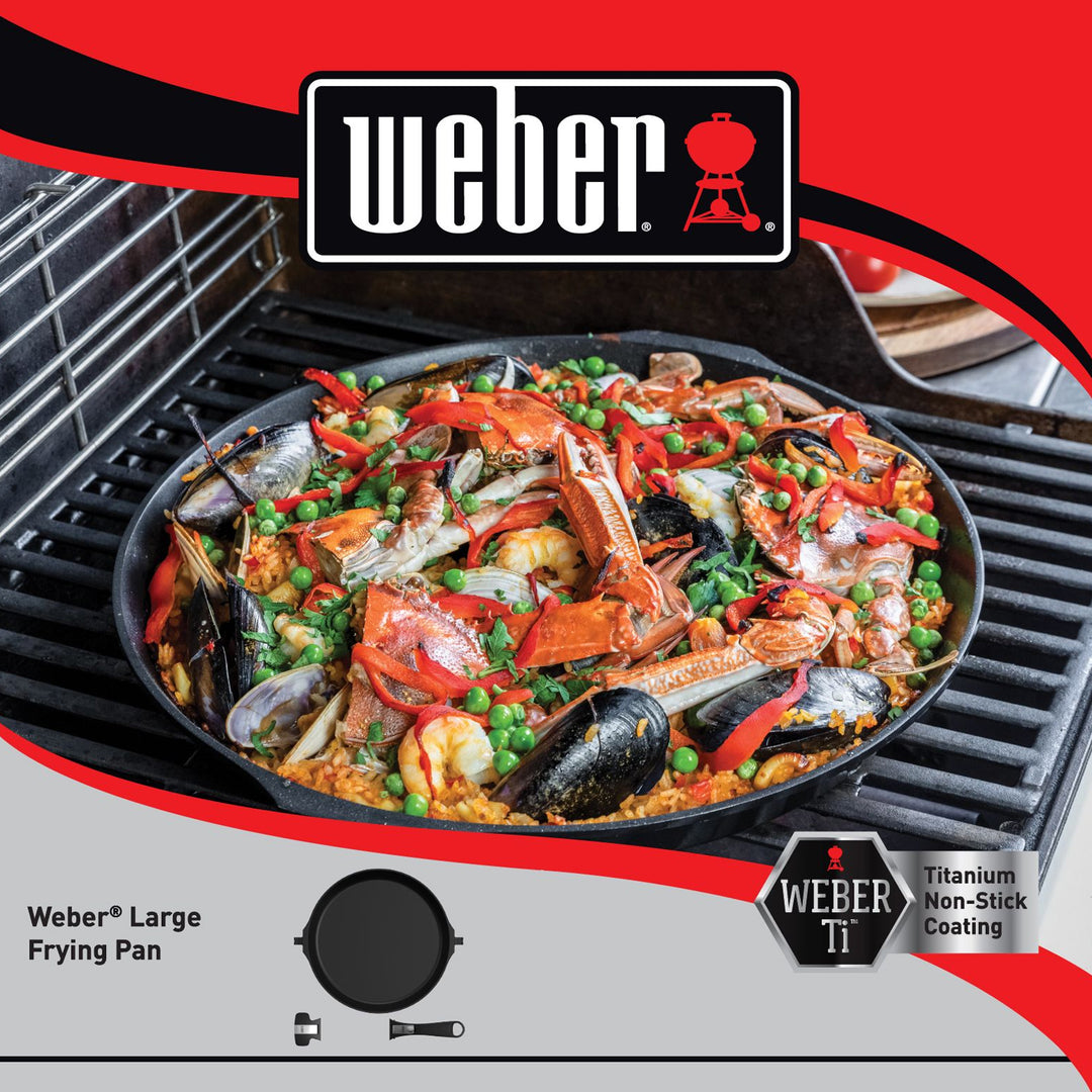 Weber Large 36cm Round Frying Pan