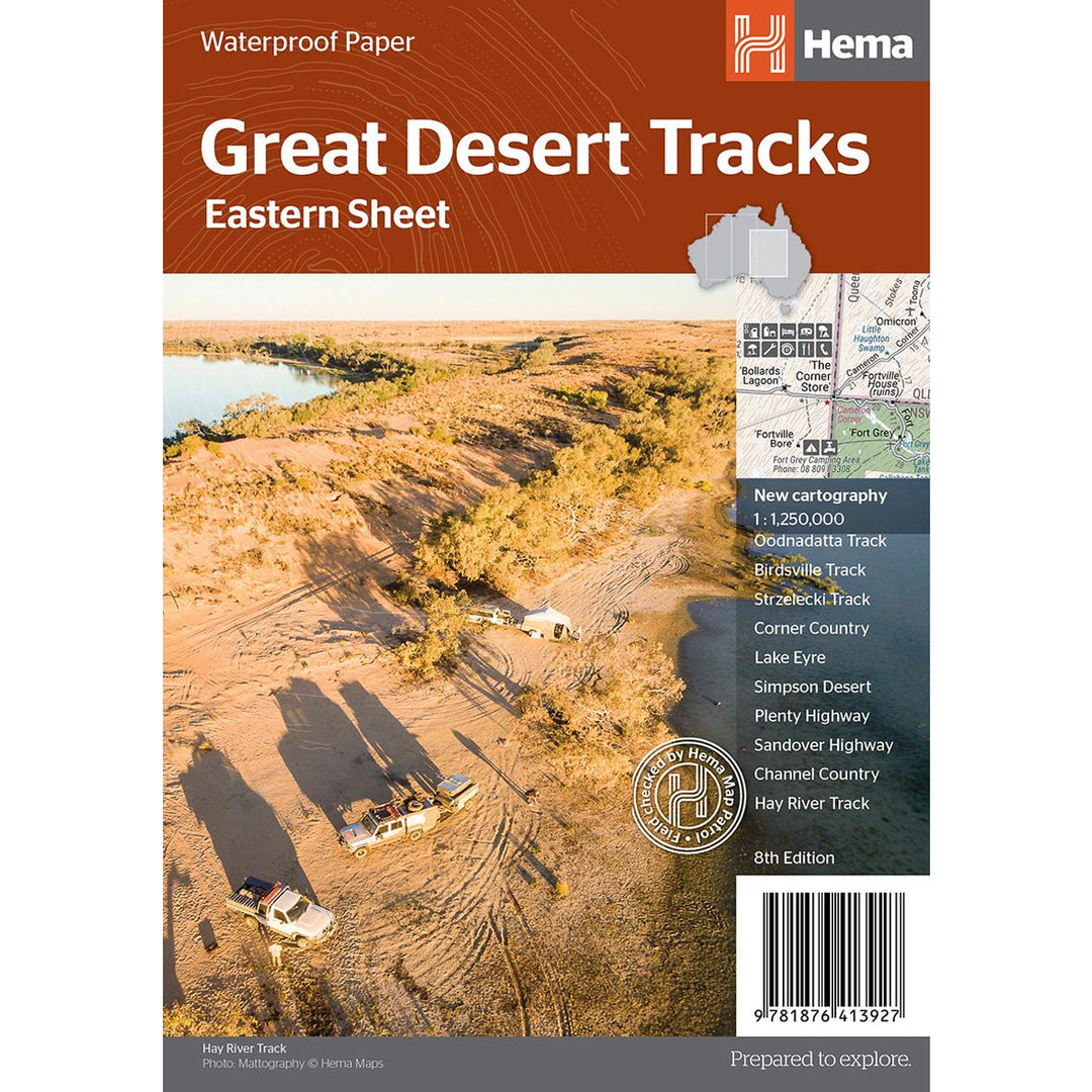 Great Desert Tracks Eastern Sheet - 8th Edition