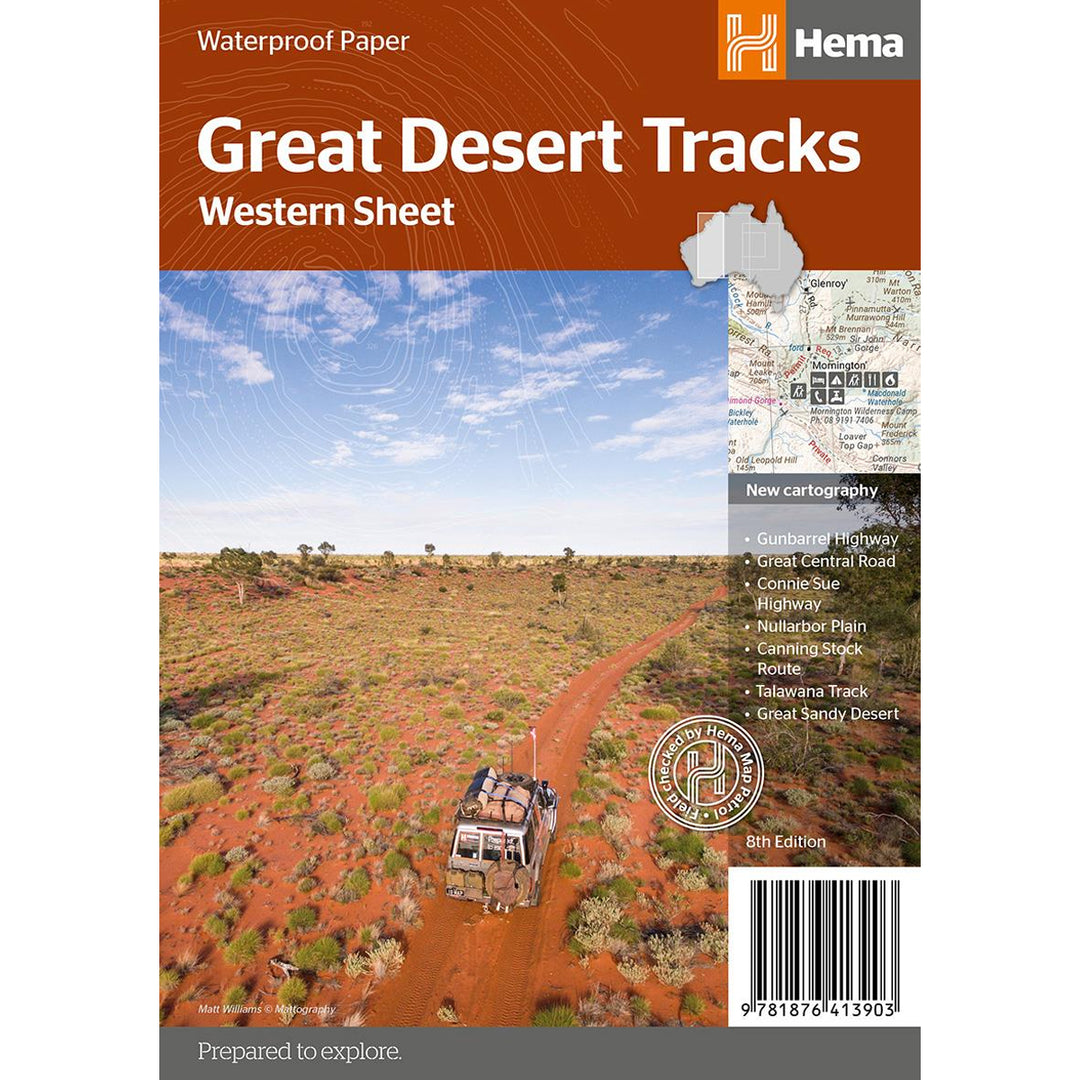 Great Desert Tracks Western Sheet - 8th Edition
