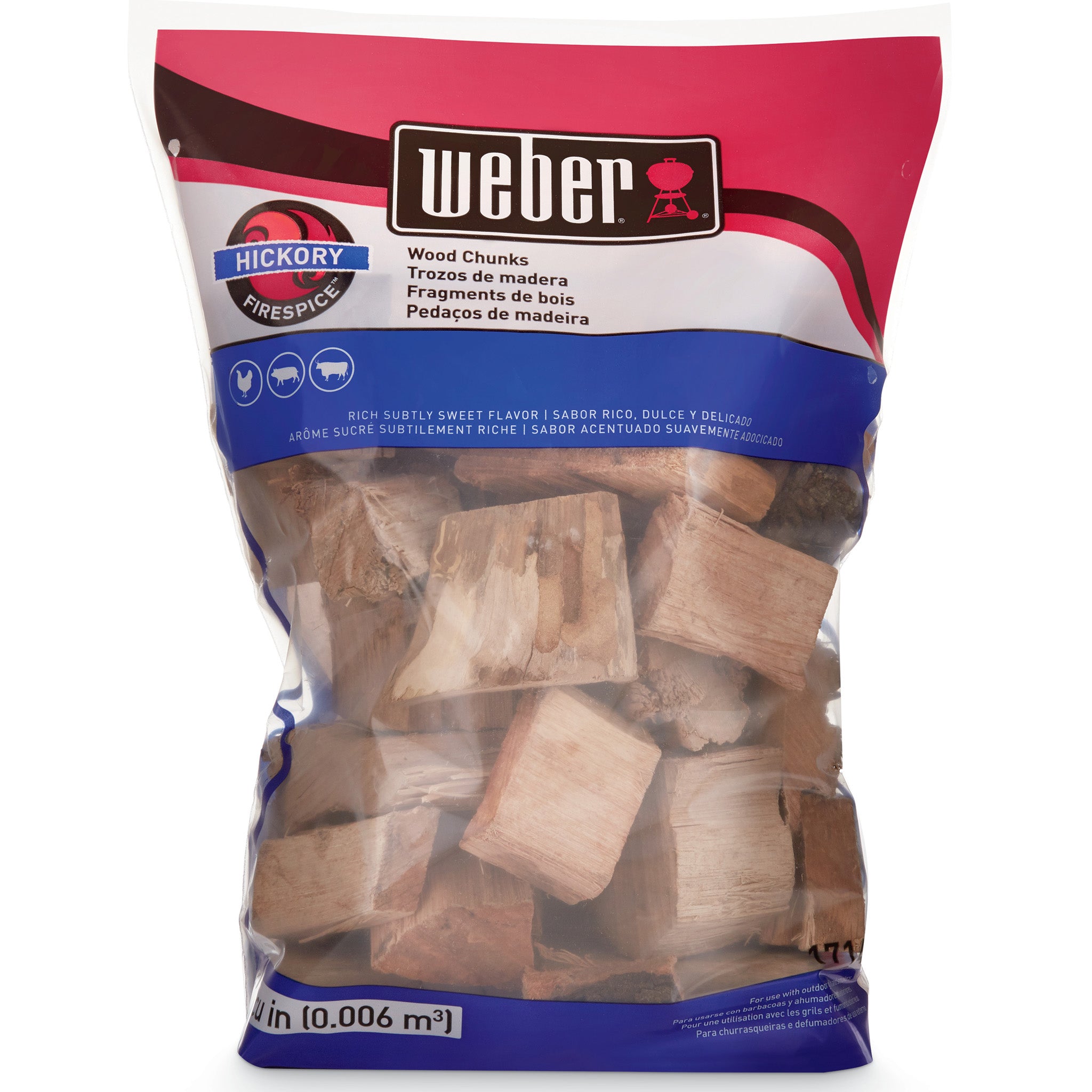 Hickory smoking wood discount chunks