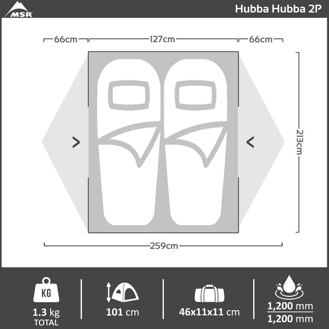 Hubba Hubba 2P Hiking Tent