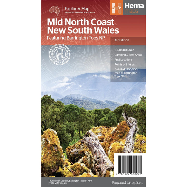 Mid North Coast Map - 1st Edition