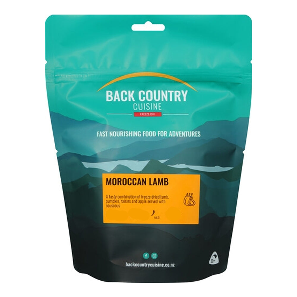 Moroccan Lamb Freeze Dried Meal - Small Serve
