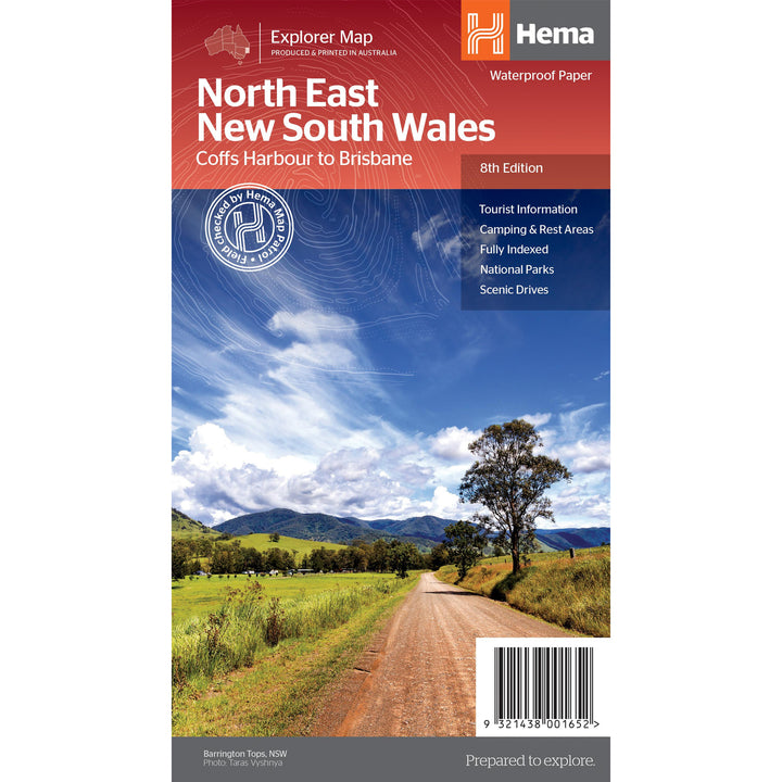 North East New South Wales Map - 8th Edition