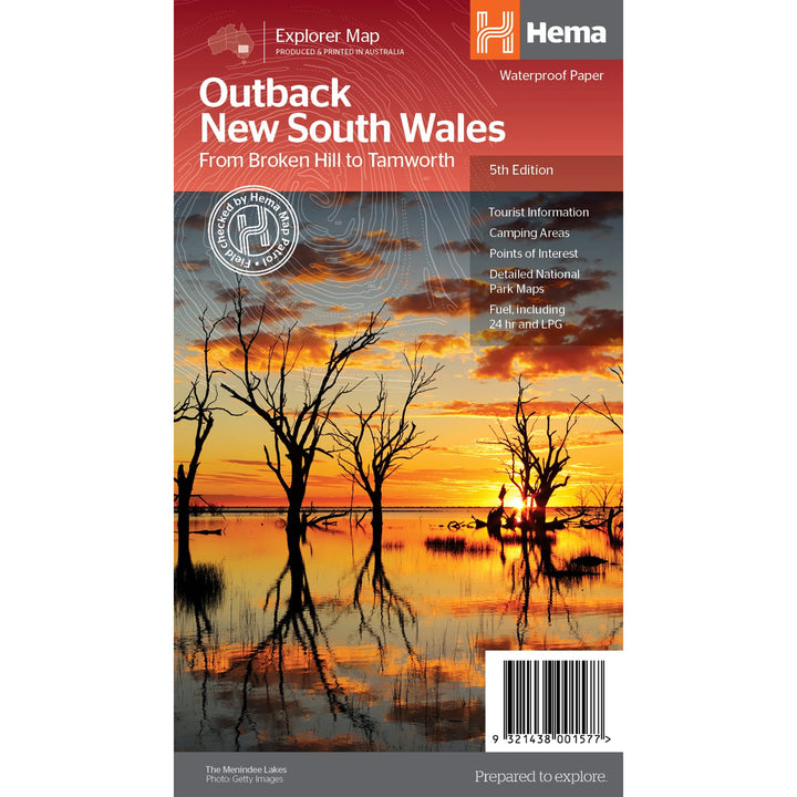 Outback New South Wales Map - 5th Edition