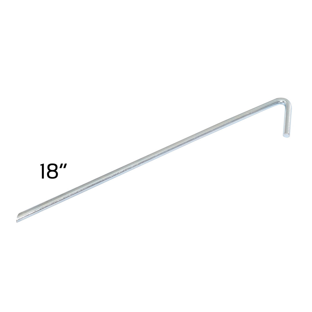 18" Steel Tent Pegs - Outdoors and Beyond Nowra