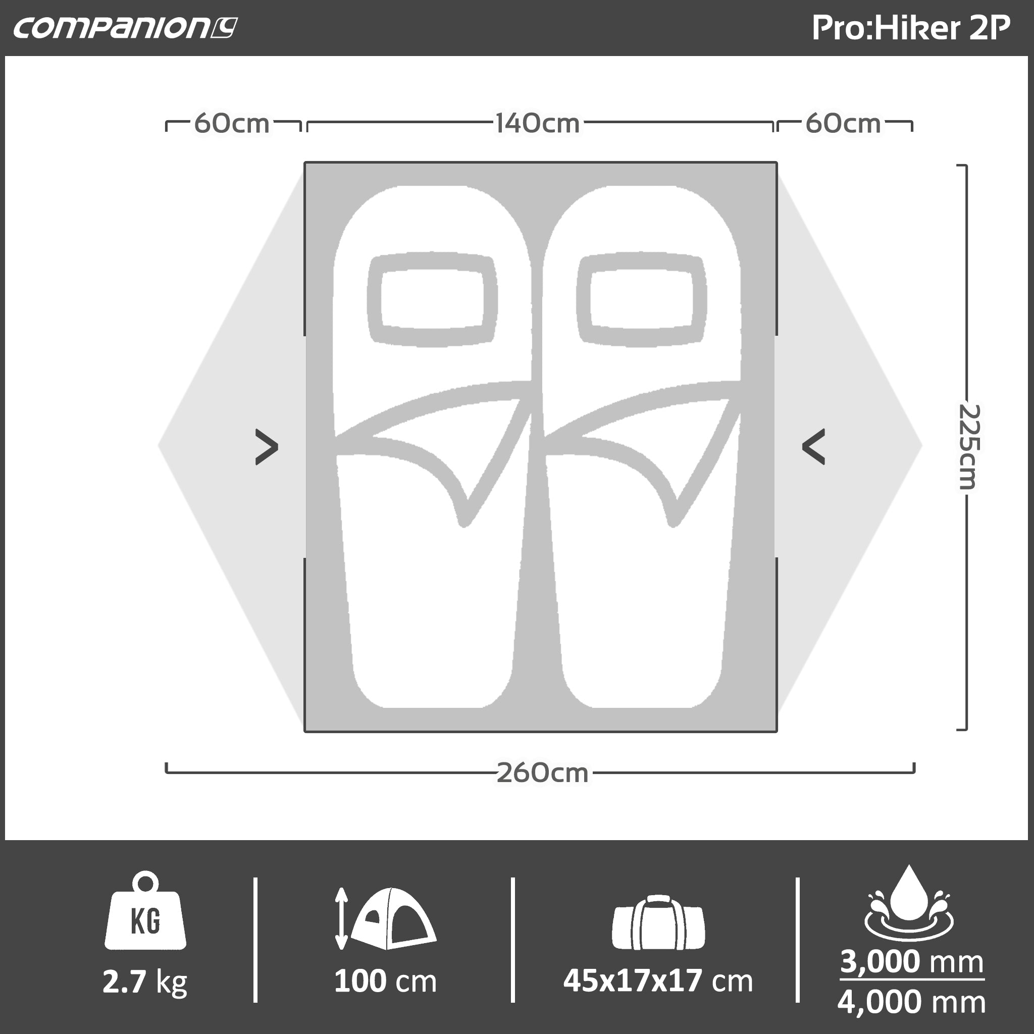 Companion pro hotsell hiker 3