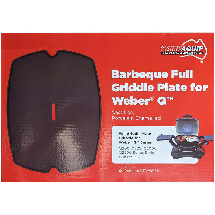 Full Hotplate to fit Weber Q