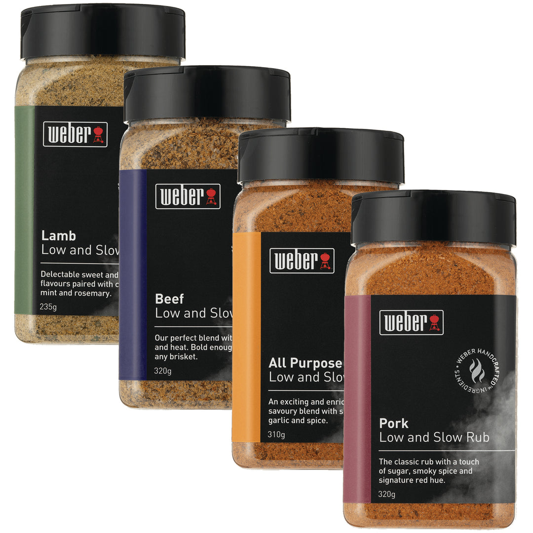 Weber Low & Slow Rubs - Mixed 4 Pack
