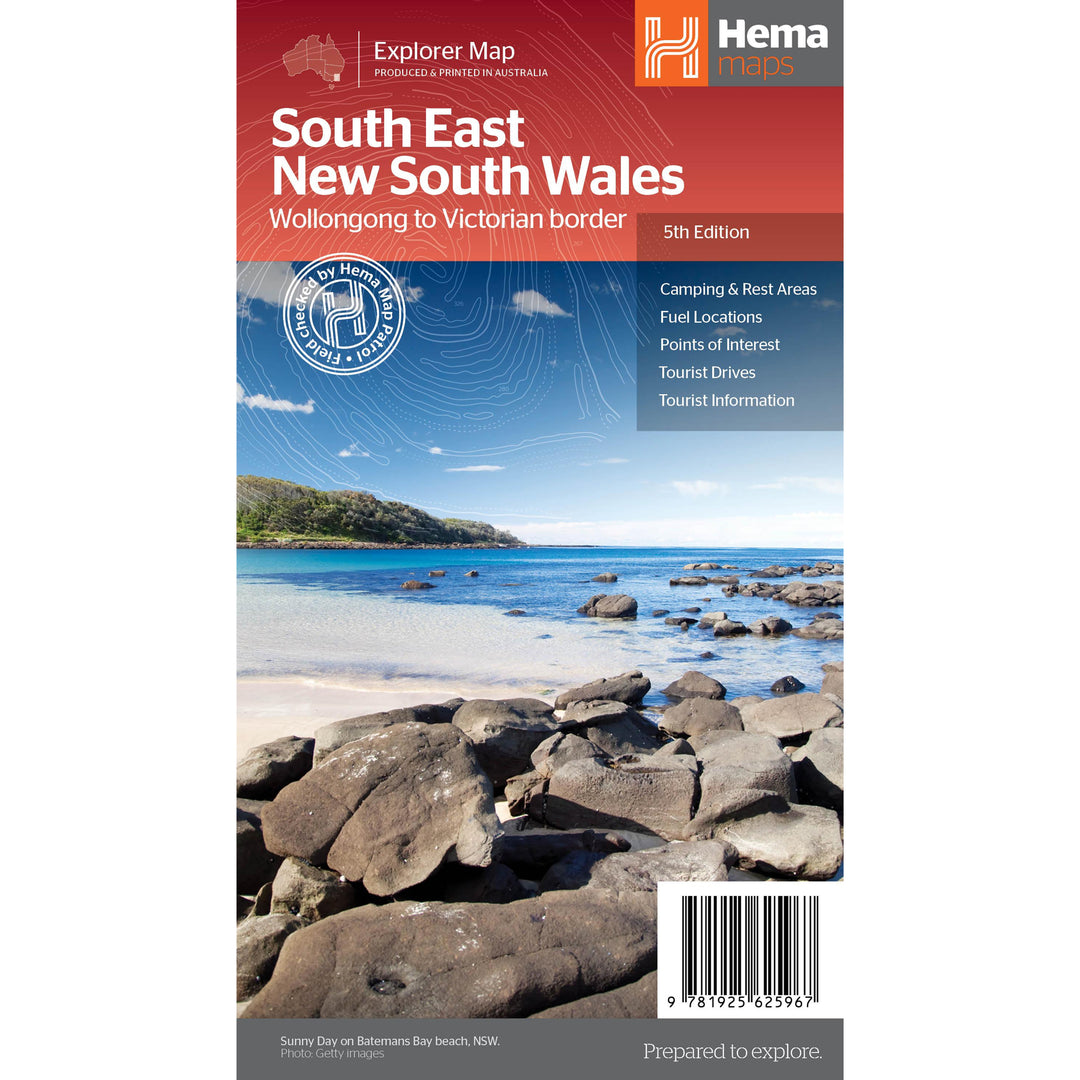 South East New South Wales Map - 5th Edition
