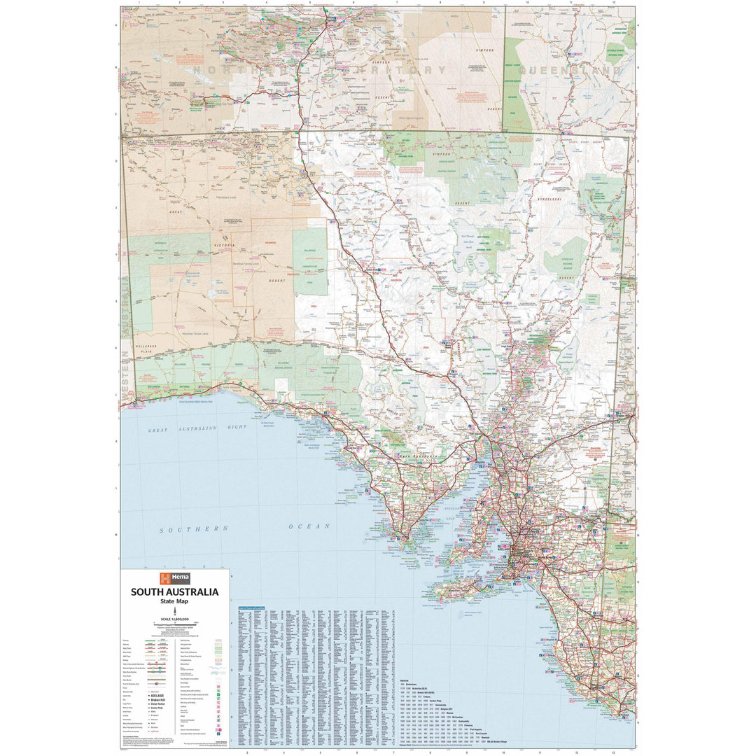 South Australia State Map - 8th Edition