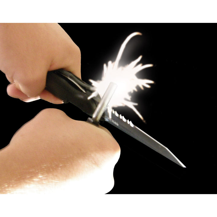 Spark Folding Knife with Fire Striker & Torch