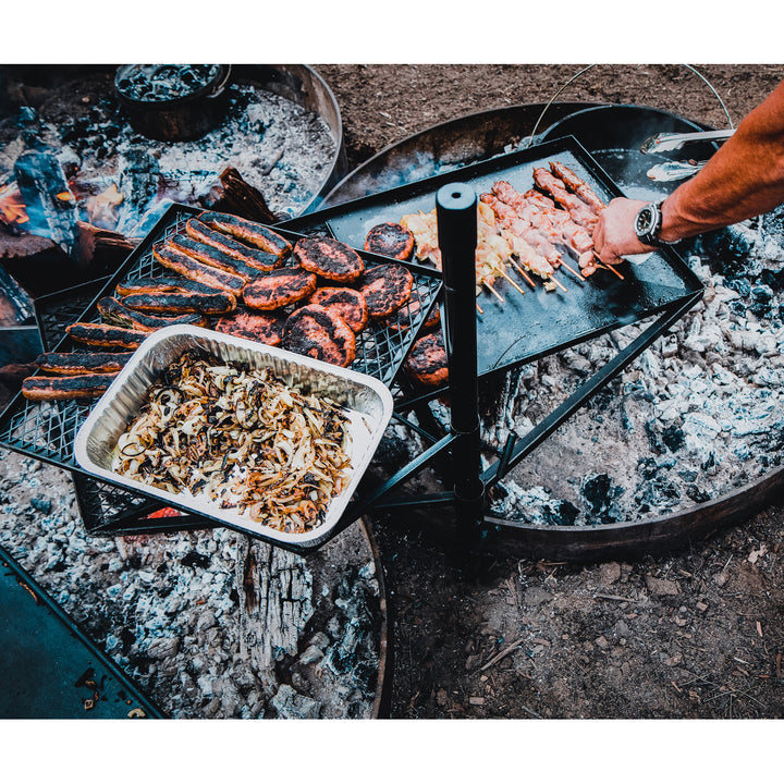 Campfire Cooking Grill Combo
