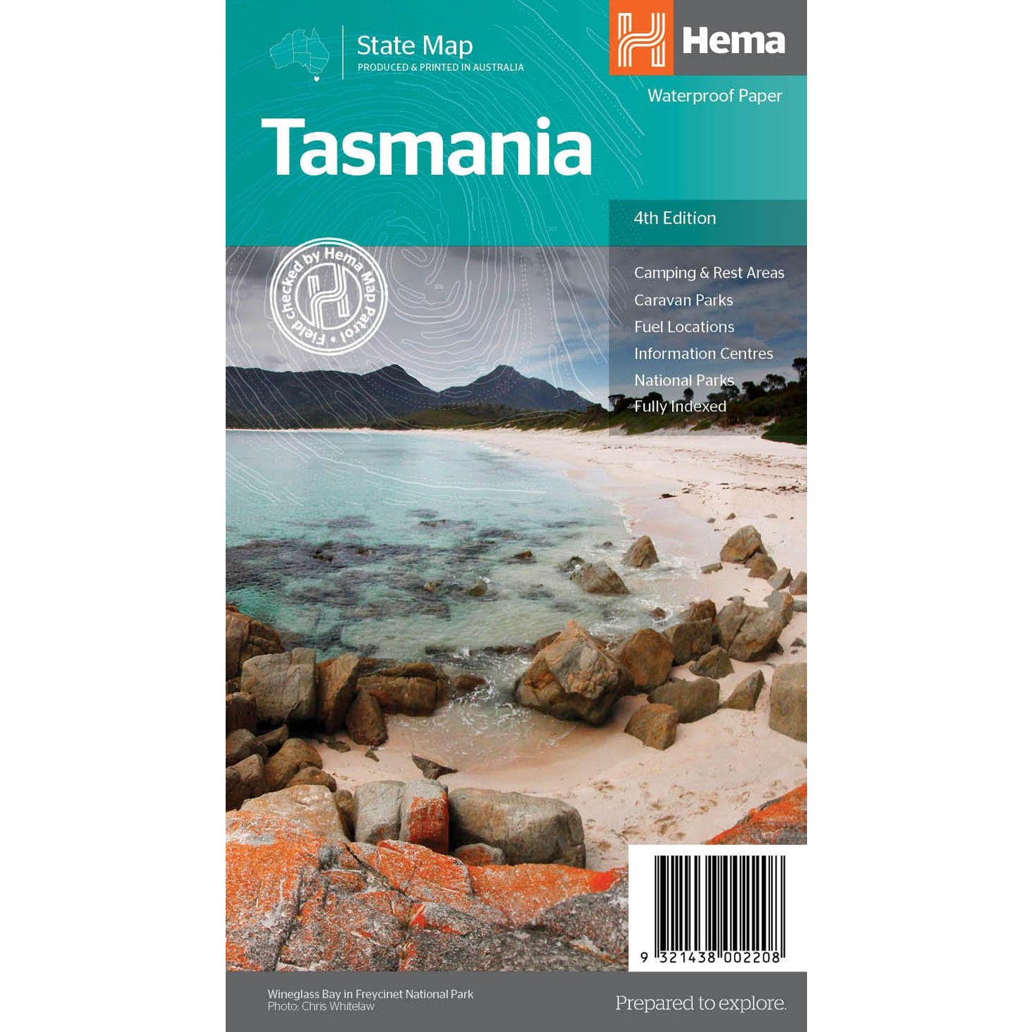 Tasmania State Map - 4th Edition – Outdoors and Beyond Nowra