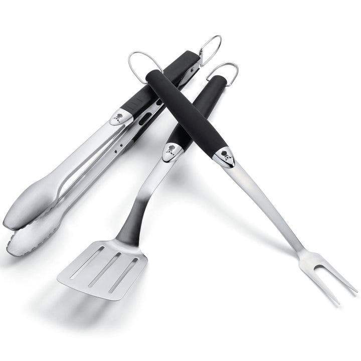 3 Piece S/S BBQ Tool Set - Outdoors and Beyond Nowra