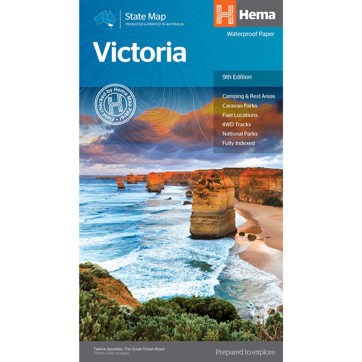 Victoria State Map - 9th Edition