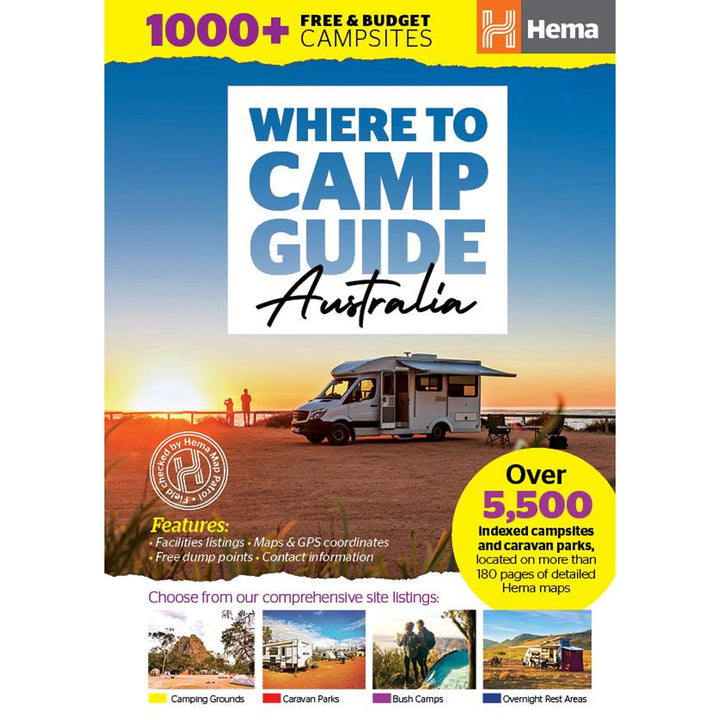 Where to Camp Guide Australia - 1st Edition